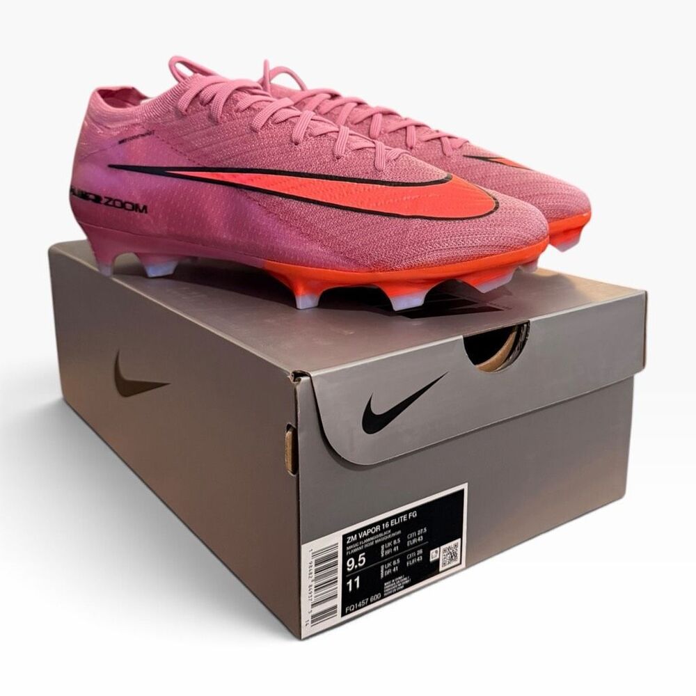 Nike Mercurial Vapor 16 Elite ‘Magic Flamingo’ Mens 9.5/ Womens 11 FQ1457-600